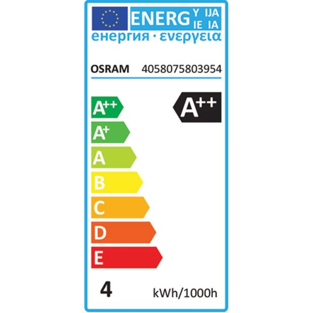 LED ŽARNICA E14 OSRAM BASE CLP40 4W/827 CL 220-240V FILAMENT PAK/2