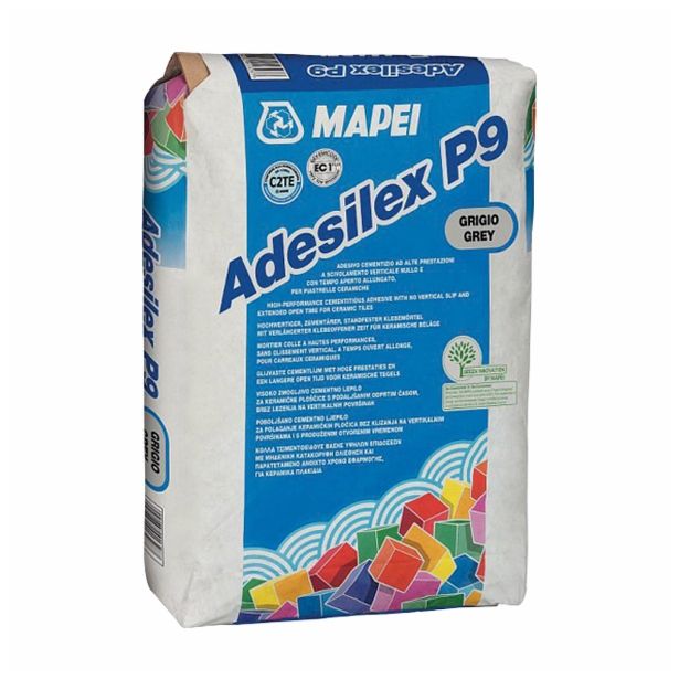 LEPILO ZA PLOŠČICE MAPEI ADESILEX P9 SIV 25KG C2TE