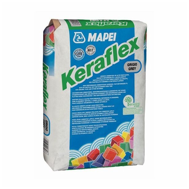 LEPILO ZA PLOŠČICE MAPEI KERAFLEX SIVI 25KG C2TE