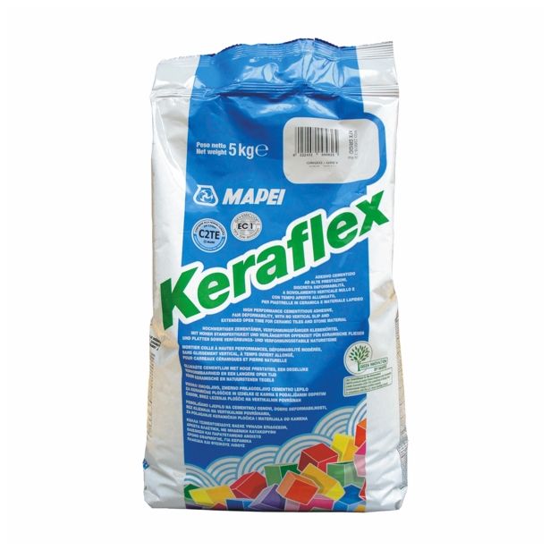 LEPILO ZA PLOŠČICE MAPEI KERAFLEX SIVI 5KG C2TE