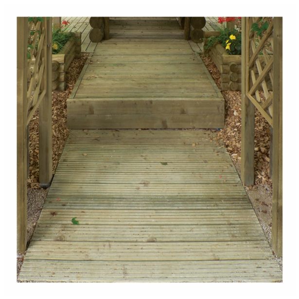 LESEN/PVC TLAKOVEC 3X9.5X200 CM SMREKA, REBRIČEN