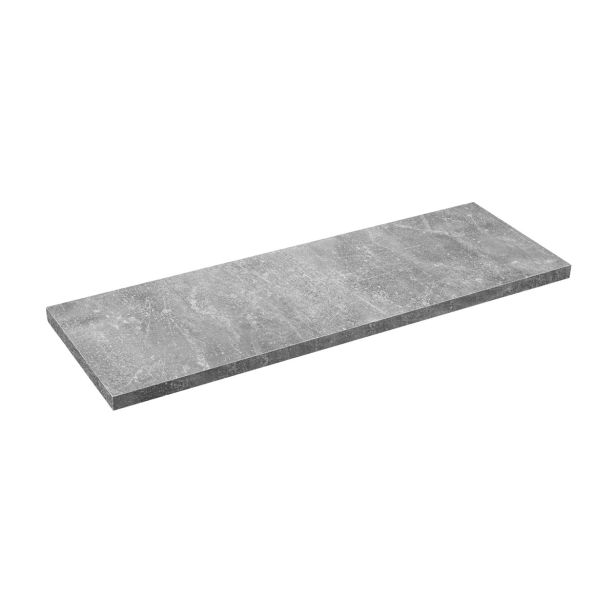 LESENA POLICA JEWE 80X25X1.8 CM BETON SIVA