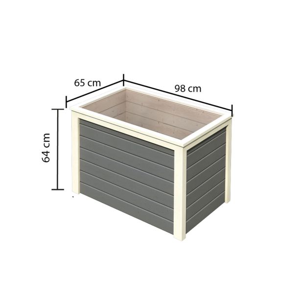 LESENA VISOKA GREDA KARIBU 0 ZEMELJSKO SIVA 98X65X64