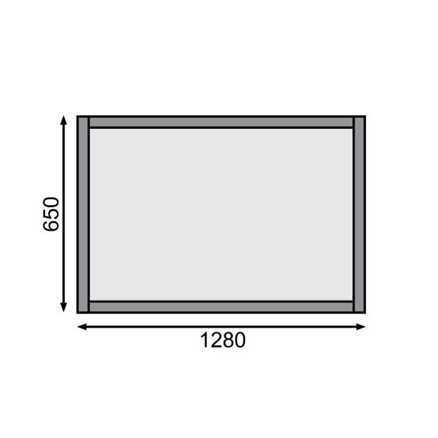 LESENA VISOKA GREDA KARIBU 1 BARVA LESA 133X69X82