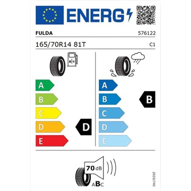 LETNA GUMA FULDA 165/70R14 81T ECOCONTROL