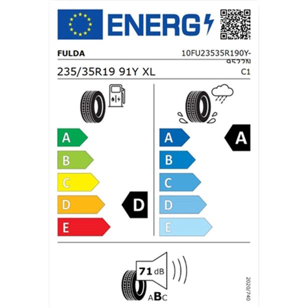 LETNA GUMA FULDA 235/35R19 91Y XL FR SPORTCONTROL 2