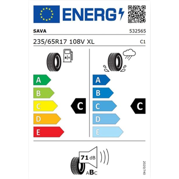 LETNA GUMA SAVA 235/65R17 108V XL FR INTENSA SUV 2