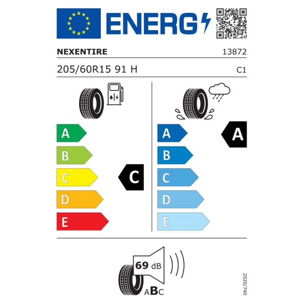 LETNA PNEVMATIKA NEXEN 205/60R15 91H N'BLUE HD PLUS