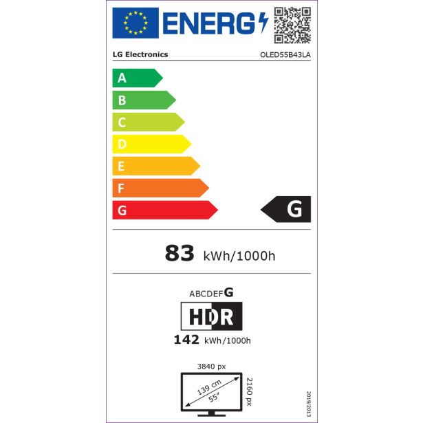 LG TV SPREJEMNIK OLED55B43LA
