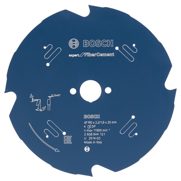LIST ZA KROŽNO ŽAGO BOSCH 160X20X2.2 MM 4 ZOB