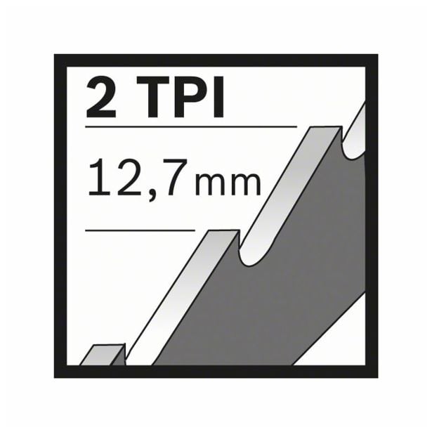 LIST SABLJASTE ŽAGE BOSCH S 2243 HM ZA OPEKO ZIDAKE 455X50X0.8 2 ZPZ