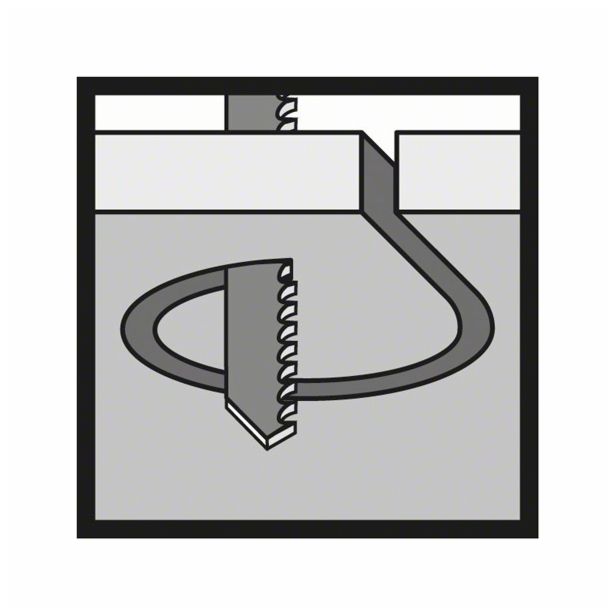 LIST VBODNE ŽAGE BOSCH T 101 AOF BIM ZA LAMINAT 57 MM 18 ZPZ