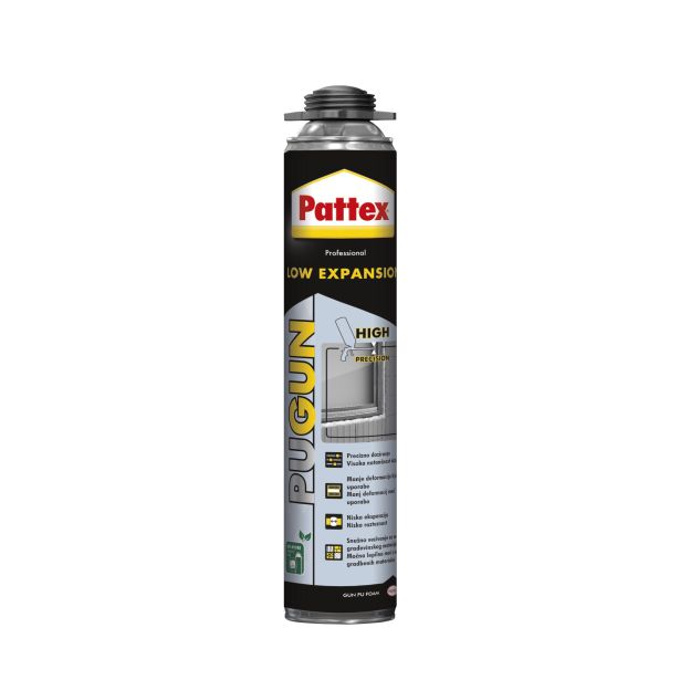 POLIURETANSKA PENA HENKEL ACC PATTEX LOW EXPANSION 700 ML NIZKO RAZTEZNA PIŠTOLA