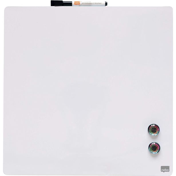 MAGNETNA TABLA NOBO TABLE QUARTER 36X36 CM BELA 1903802