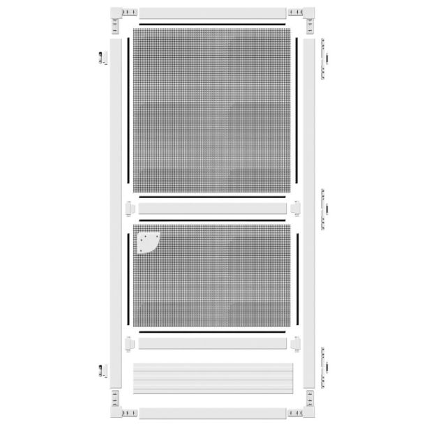 SCHELLENBERG KOMARNIK ZA VRATA Z ALUMINIJASTIM OKVIRJEM PLUS 100X210 BEL