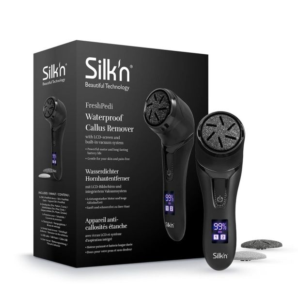 MANIKURA - PEDIKURA SILK'N FRESHPEDI BLACK ODSTRANJEVALEC TRDE KOŽE