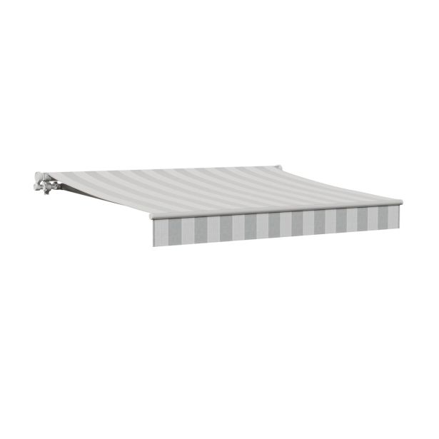 MARKIZA, TENDA NATERIAL CALIMA 300X200 CM BELO/SIVA, ROČNA
