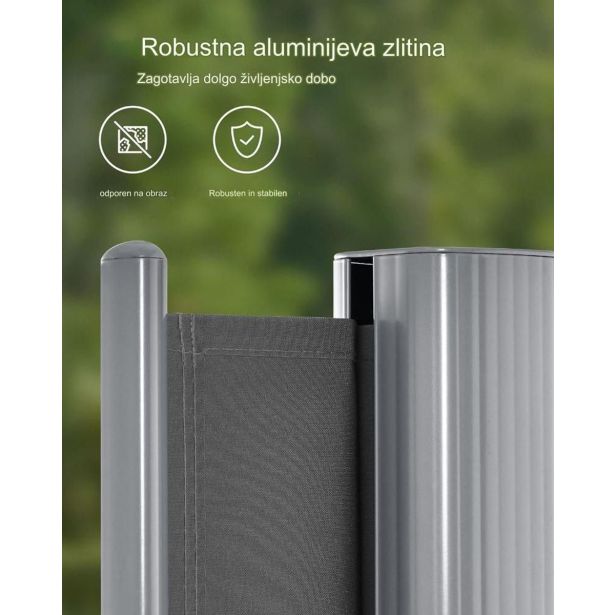 STRANSKA PREGRADA SONGMICS GSA165G02 160X350