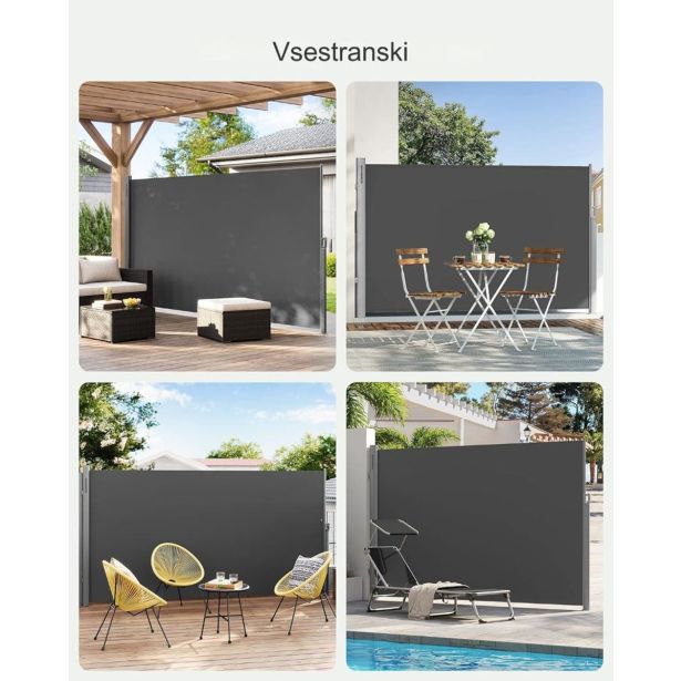 STRANSKA PREGRADA SONGMICS GSA165G02 160X350