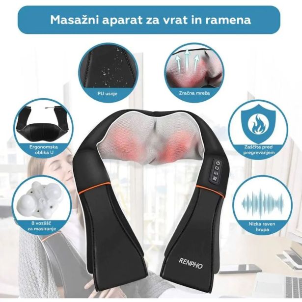 MASAŽNI APARAT RENPHO U-NECK 1 - SHIATSU