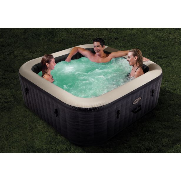 MASAŽNI BAZEN INTEX GREYSTONE DELUXE SQUARE SPA ZA 6 OSEB