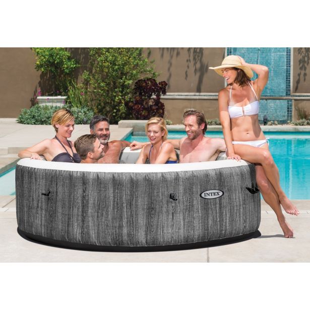 MASAŽNI BAZEN INTEX PURESPA GREYW 6 OSEB DELUXE SET