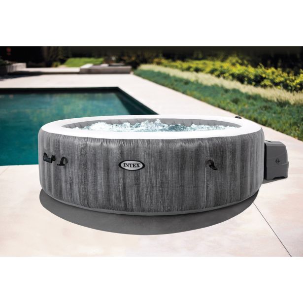 MASAŽNI BAZEN INTEX PURESPA GREYW 6 OSEB DELUXE SET