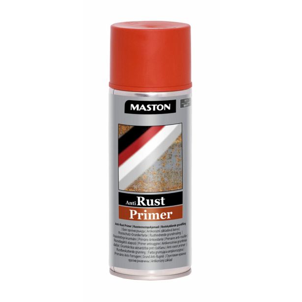 MASTON BARVA V SPREJU ANTI RUST-PRIMER RDEČA 400ML