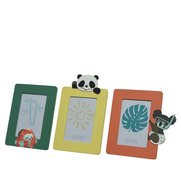 OKVIR ZA SLIKO DECORIS MDF 10X15 CM PANDA, KOALA, LENIVEC