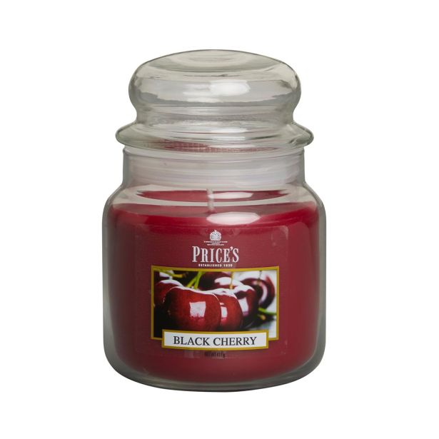 SVEČA V KOZARCU PRICES MEDIUM JAR BLACK CHERRY