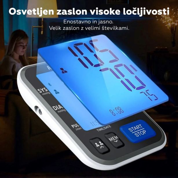 MERILNIK KRVNEGA TLAKA RENPHO PEU-TMB-1872-T-WH