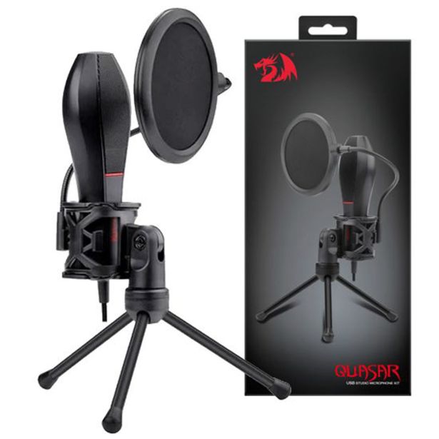NAMIZNI MIKROFON REDRAGON QUASAR GM200 ČRN