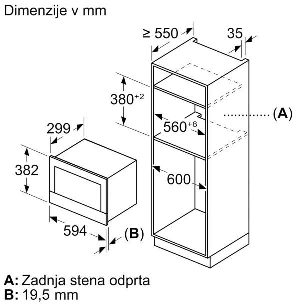 MIKROVALOVNA PEČICA BOSCH BER7321B1