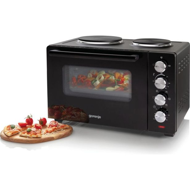 MINI PEČICA GORENJE OM30GBX 2 KUHALNI PLOŠČI