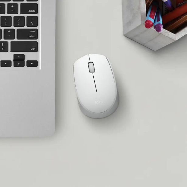 MIŠKA/KAZALNIK LOGITECH M171, BELA