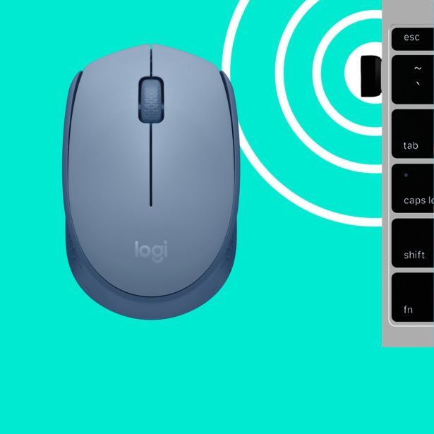 MIŠKA/KAZALNIK LOGITECH M171, BELA