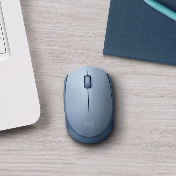 MIŠKA/KAZALNIK LOGITECH M171, MODRO SIVA