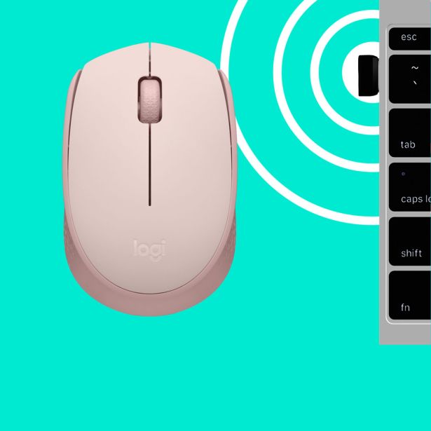 MIŠKA/KAZALNIK LOGITECH M171, ROZA