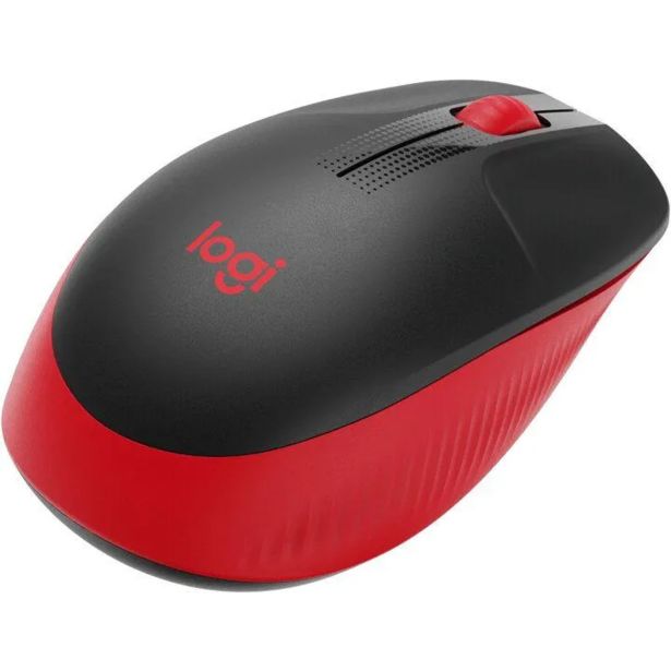 MIŠKA/KAZALNIK LOGITECH M190, RDEČA