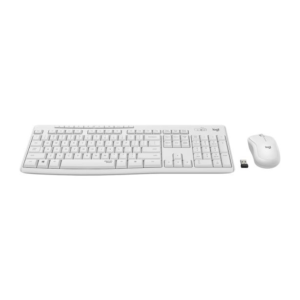 TIPKOVNICA LOGITECH MK295W BELA