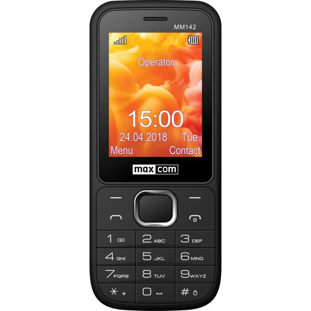 MOBILNI TELEFON MAXCOM MM142 ČRNA