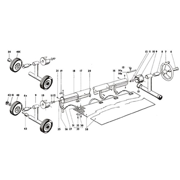 MOBILNO NAVIJALO VIŠINE 34 CM ZA BAZENE OD 2,7 DO 4,4 M 