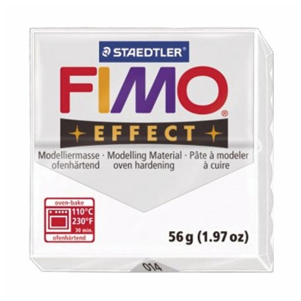 MODELIRNA MASA, PLASTELIN FIMO FIMO EFFECT POL. MASA 014 56G TRANSPARENT, BELA