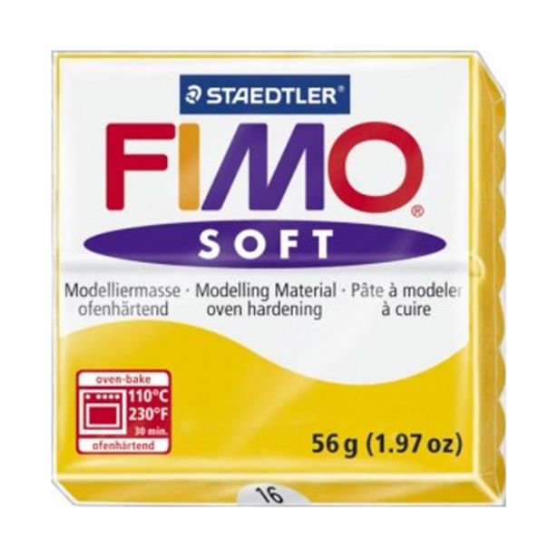 MODELIRNA MASA, PLASTELIN FIMO SOFT 16, RUMENA 56 G