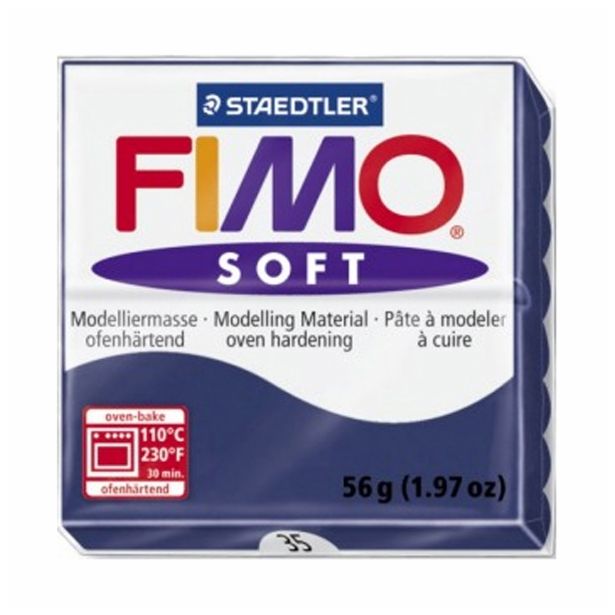 MODELIRNA MASA FIMO SOFT 35, T.MODRA 56 G