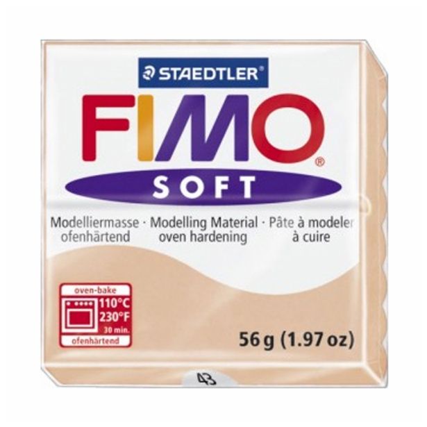 MODELIRNA MASA, PLASTELIN FIMO SOFT 43, KOŽNA 56 G