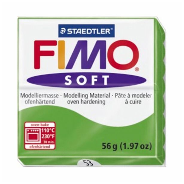 MODELIRNA MASA, PLASTELIN FIMO SOFT 53, ZELENA 56 G