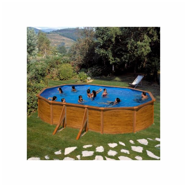 MONTAŽNI BAZEN PLANET POOL KIT 500 W 500X300X120CM IMITACIJA LESA