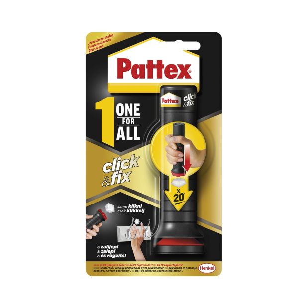 MONTAŽNO LEPILO HENKEL ACC PATTEX ONE FOR ALL - CLICK & FIX 30G