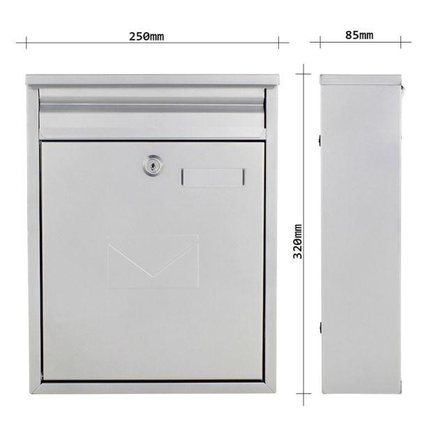 NABIRALNIK ROTTNER COMO SREBRN 320X250X85MM